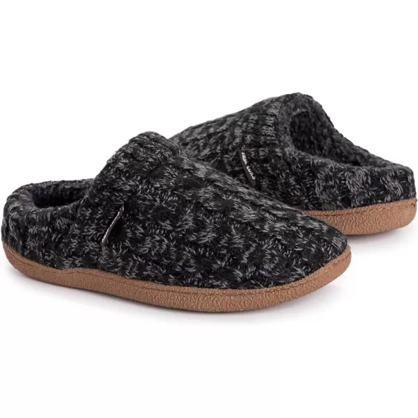 MUK LUKS Mens Marcel SlipperEbonyCharcoal