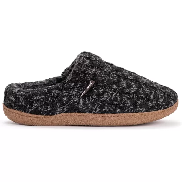 MUK LUKS Mens Marcel SlipperEbonyCharcoal