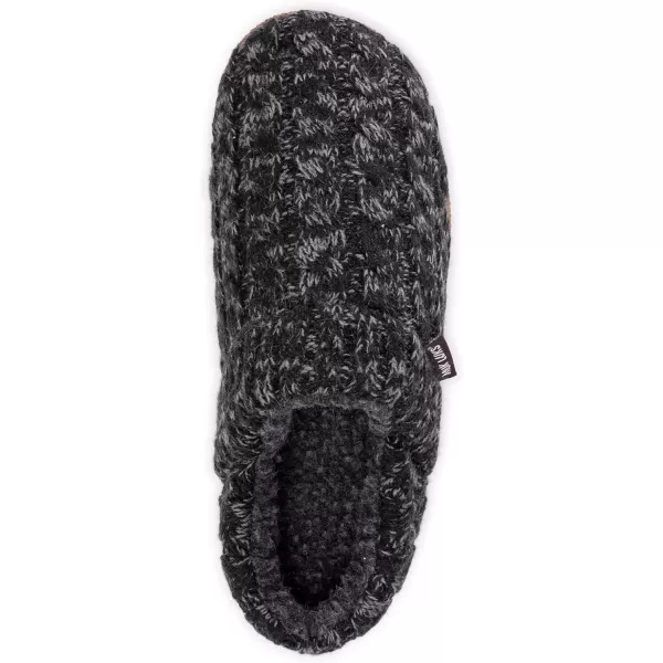 MUK LUKS Mens Marcel SlipperEbonyCharcoal