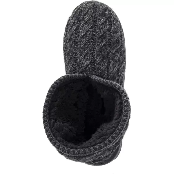 MUK LUKS Mens Mark SlipperEbonyGrey