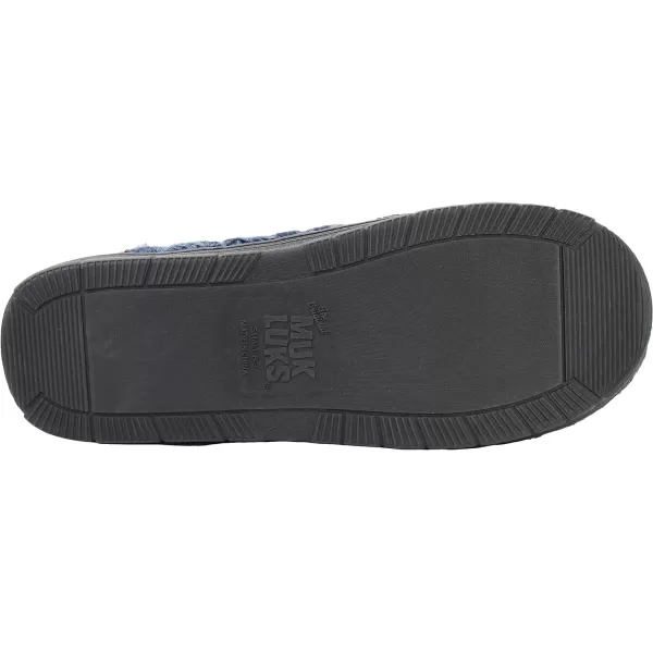 MUK LUKS Mens Mark SlipperNavy