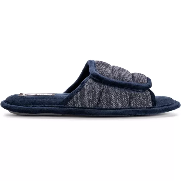 MUK LUKS Mens Maverick Slide SlippersShark FinNiagara