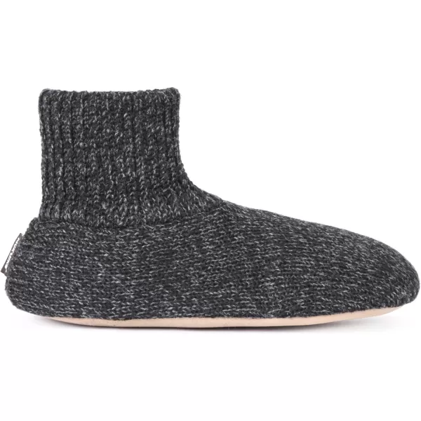 MUK LUKS Mens Morty Ragg Wool SlipperBlack