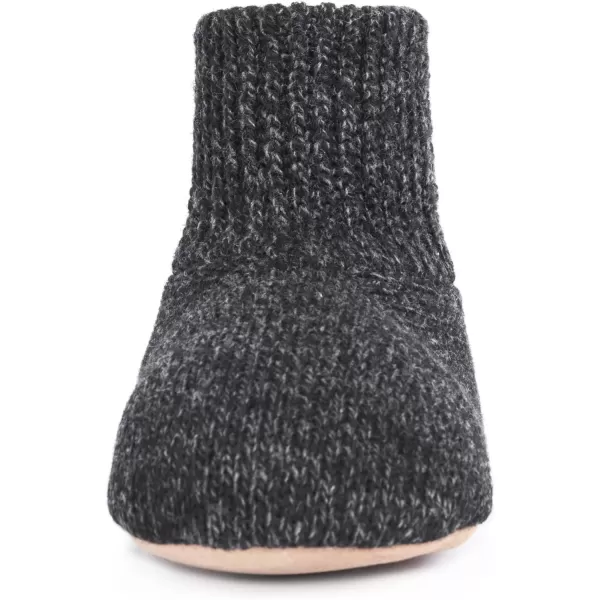 MUK LUKS Mens Morty Ragg Wool SlipperBlack