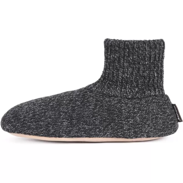 MUK LUKS Mens Morty Ragg Wool SlipperBlack