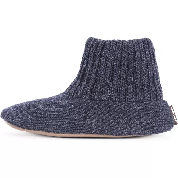 MUK LUKS Mens Morty Ragg Wool SlipperNavy