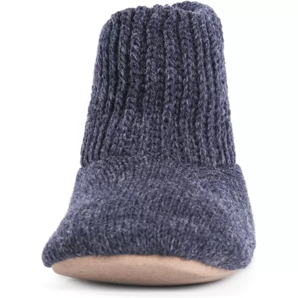 MUK LUKS Mens Morty Ragg Wool SlipperNavy