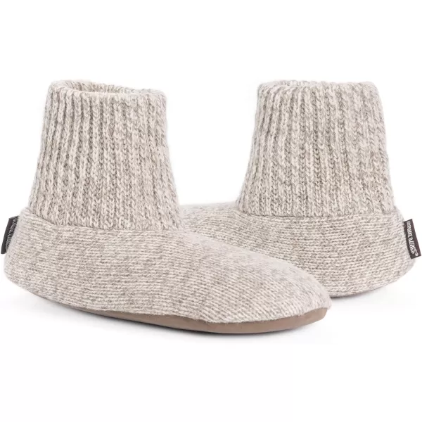 MUK LUKS Mens Morty Ragg Wool SlipperOatmeal