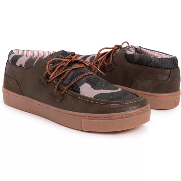 MUK LUKS Mens Park Ollie SneakerOliveCamo LoaferOliveCamo