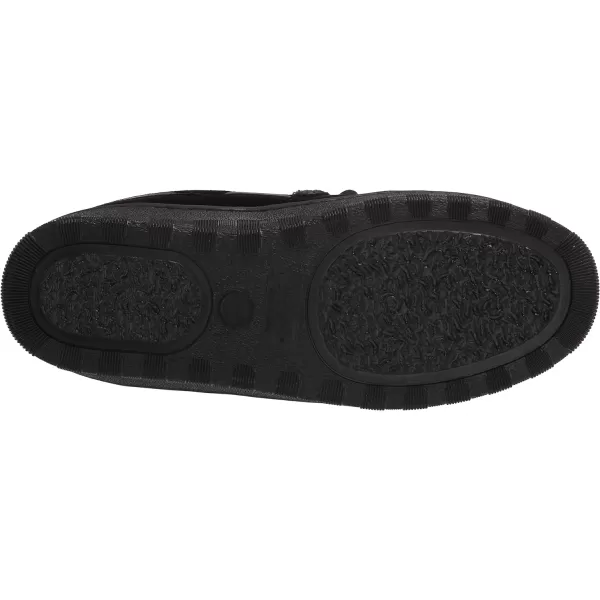 MUK LUKS Mens Paul Suede Moccasin SlipperBlack