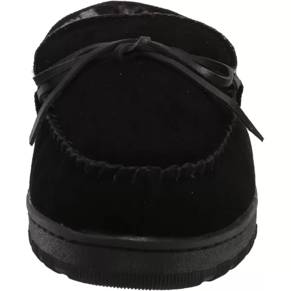 MUK LUKS Mens Paul Suede Moccasin SlipperBlack