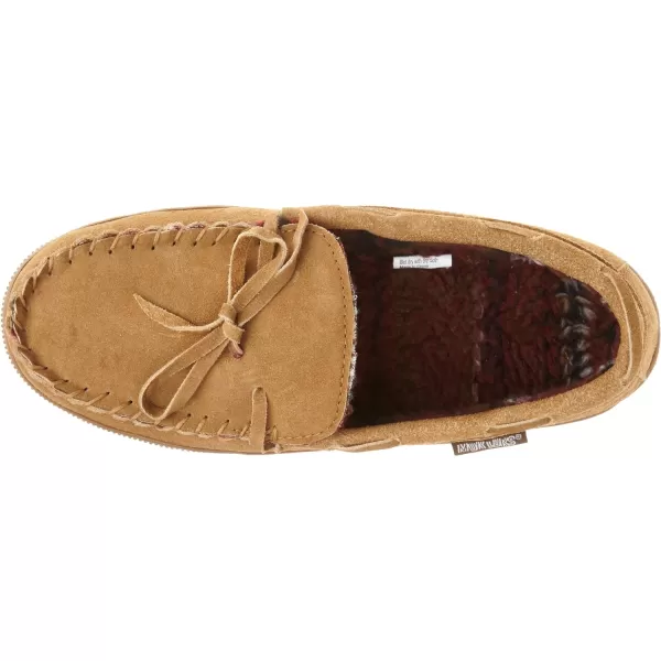 MUK LUKS Mens Paul Suede Moccasin SlipperTan