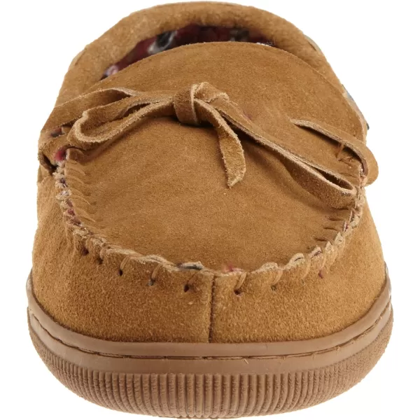 MUK LUKS Mens Paul Suede Moccasin SlipperTan