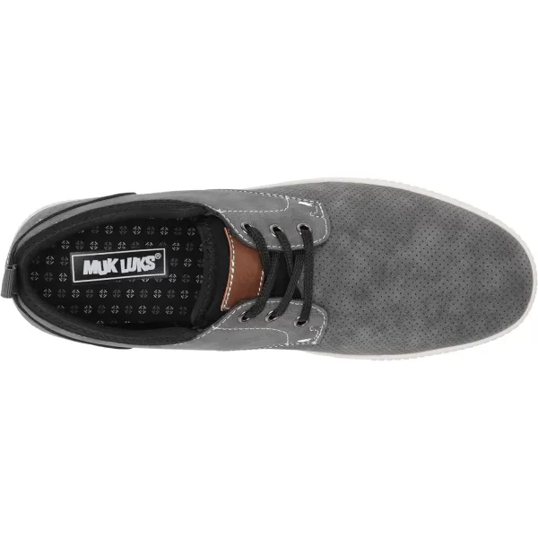 MUK LUKS Mens Pull on Style SneakerGrey