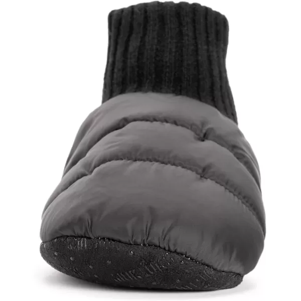 MUK LUKS Mens Quilted Slipper BootiesEbony