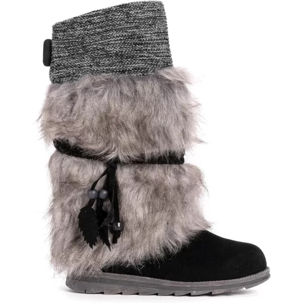 MUK LUKS Mens Sigrid Leela Fashion BootEbony