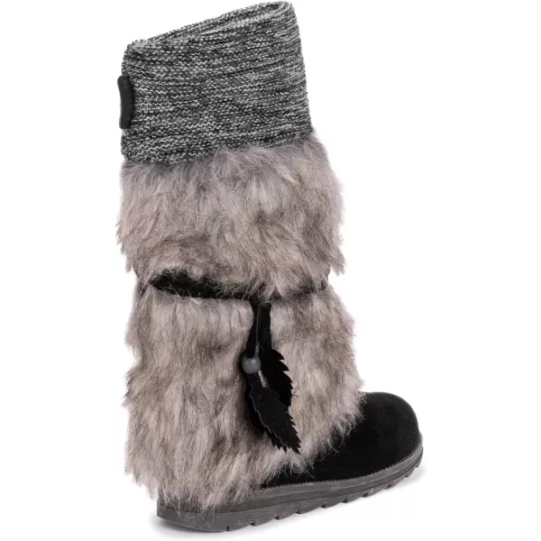 MUK LUKS Mens Sigrid Leela Fashion BootEbony