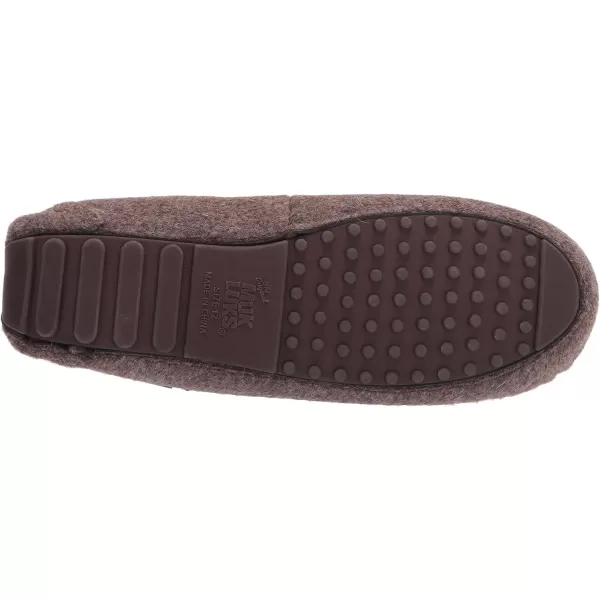 MUK LUKS Mens Slip on Style SlipperChestnut Heather