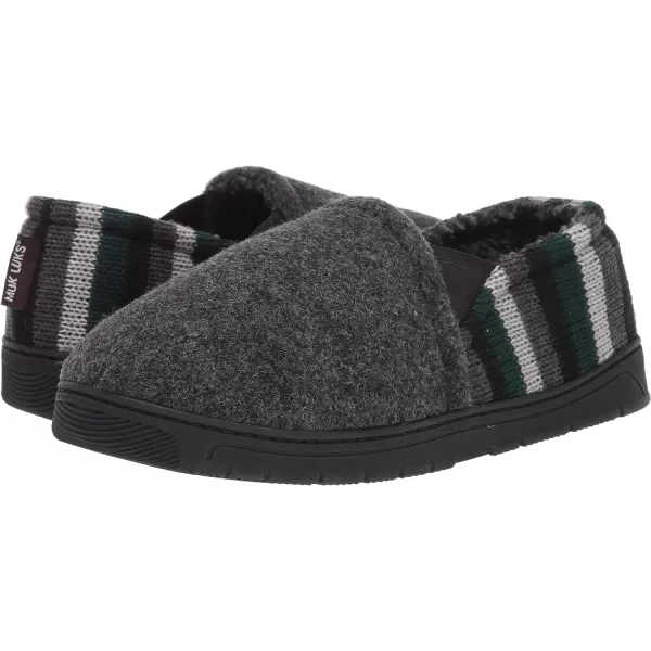 MUK LUKS Mens Slip on Style SlipperDark Green