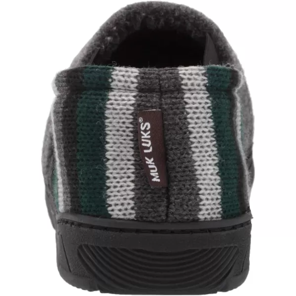 MUK LUKS Mens Slip on Style SlipperDark Green