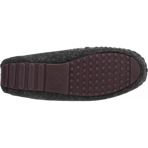 MUK LUKS Mens Slip on Style SlipperEbony Heather