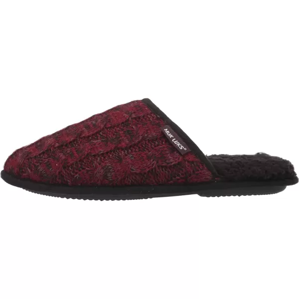 MUK LUKS Mens Slip on Style SlipperRust