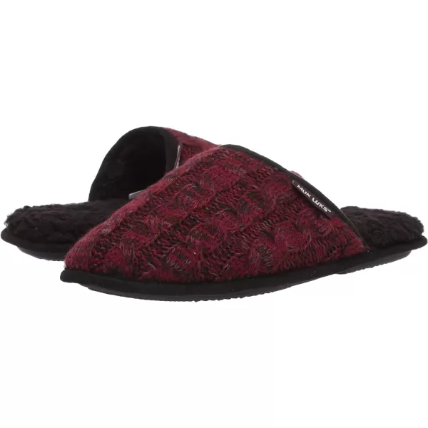 MUK LUKS Mens Slip on Style SlipperRust