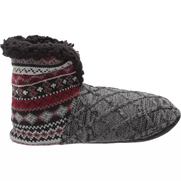 MUK LUKS Mens Slipper BootieChianti