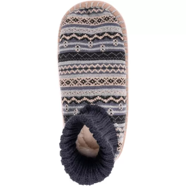 MUK LUKS Mens Slipper Socks CasualBlueGrey