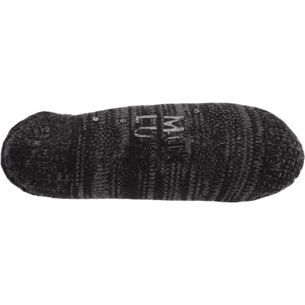 MUK LUKS Mens Slipper Socks CasualEbonyRed