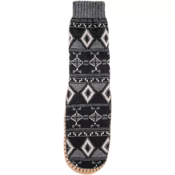 MUK LUKS Mens Slipper SocksBlack