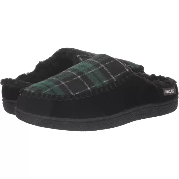 MUK LUKS Mens Staughton Clog SlippersBlack