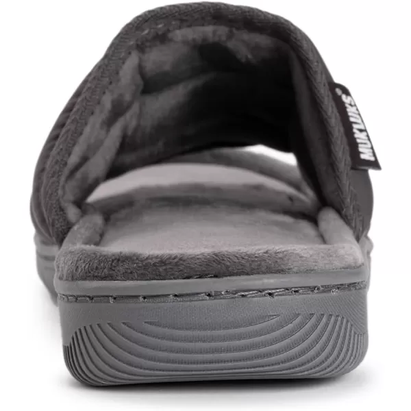 MUK LUKS Mens Tandy SlippersCinder Grey