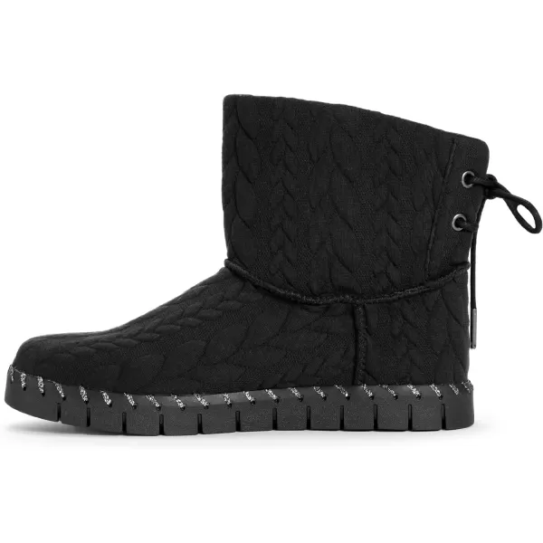 MUK LUKS Mens Womens Flexi Hoboken Boot FashionBlack