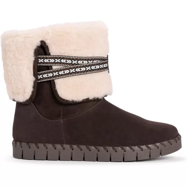 MUK LUKS Mens Womens Flexi Montauk Boots FashionChocolate