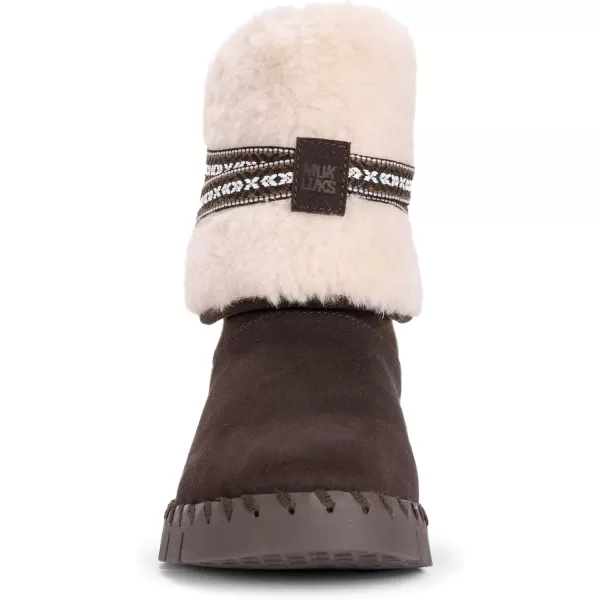 MUK LUKS Mens Womens Flexi Montauk Boots FashionChocolate