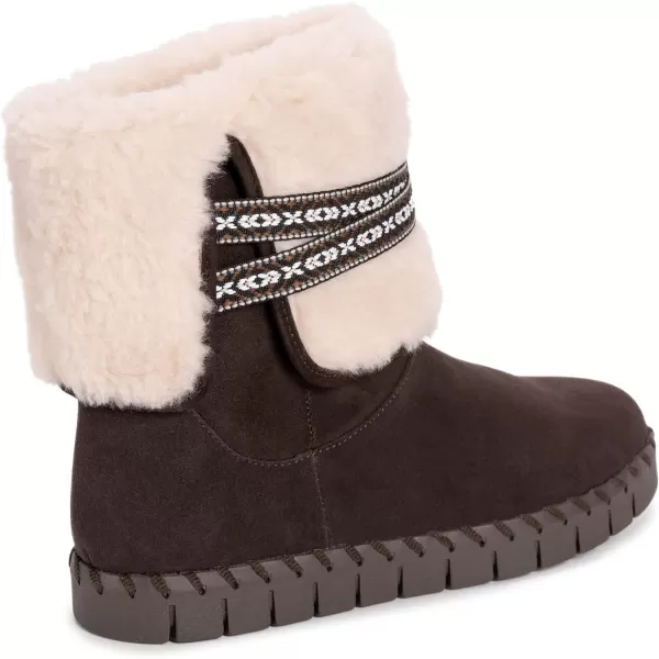 MUK LUKS Mens Womens Flexi Montauk Boots FashionChocolate