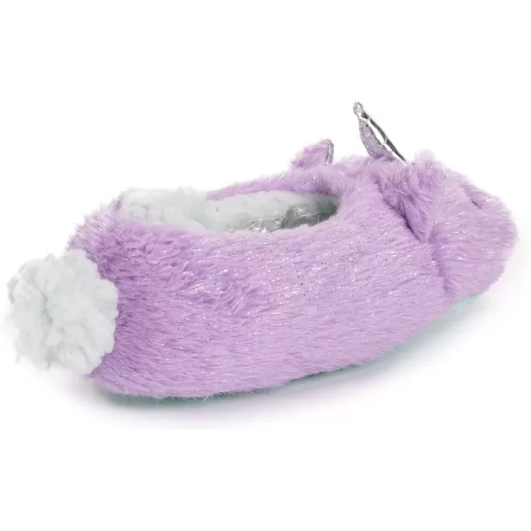 MUK LUKS UnisexChild Girls Zoo Friends SlipperLavender Unicorn