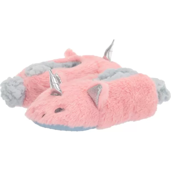 MUK LUKS UnisexChild Girls Zoo Friends SlipperPink Unicorn