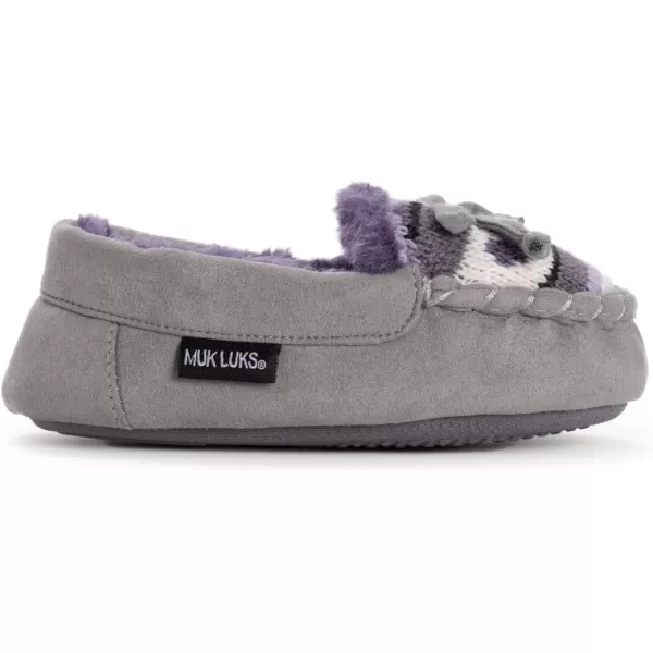 MUK LUKS UnisexChild Patterned MoccasinsPurple