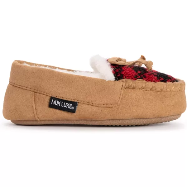 MUK LUKS UnisexChild Patterned MoccasinsTan