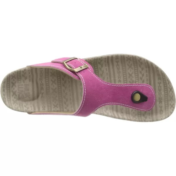 MUK LUKS Womens 1 Buckle Gladiator SandalFuchsia