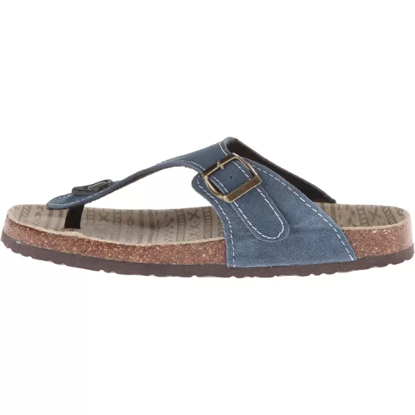 MUK LUKS Womens 1 Buckle Gladiator SandalNavy