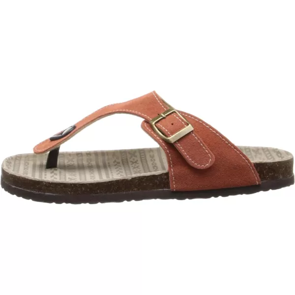 MUK LUKS Womens 1 Buckle Gladiator SandalOrange