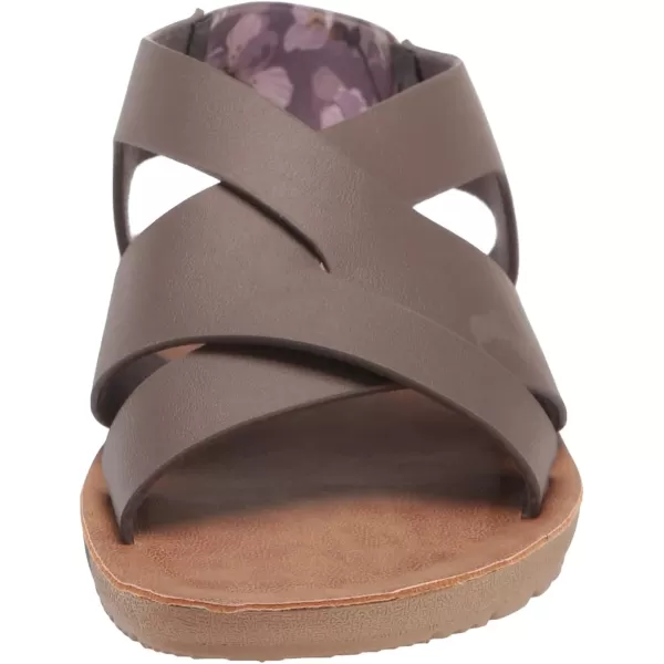 MUK LUKS Womens About Mary Sandal FlatGrey
