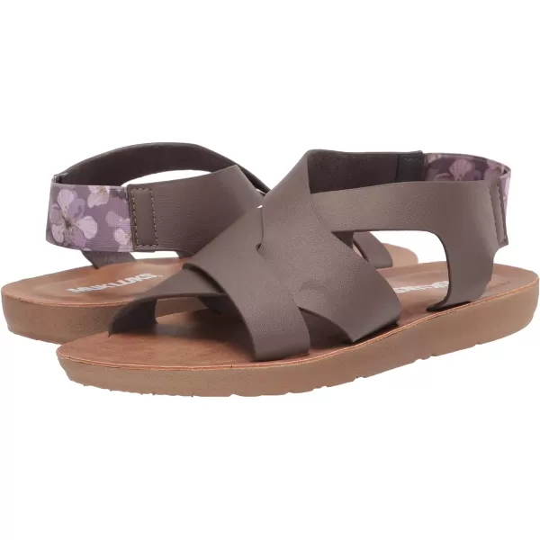 MUK LUKS Womens About Mary Sandal FlatGrey