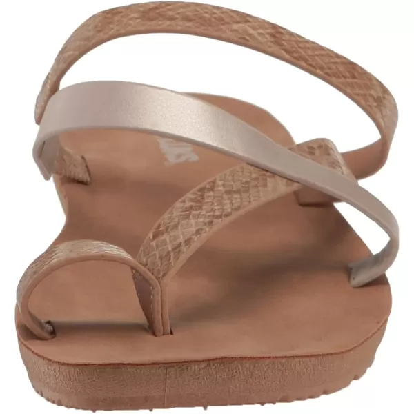 MUK LUKS Womens About Town SandalMetallic Pearl