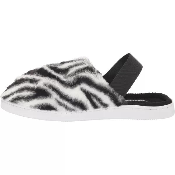 MUK LUKS Womens Adaline SlipperZebra BlackWhite