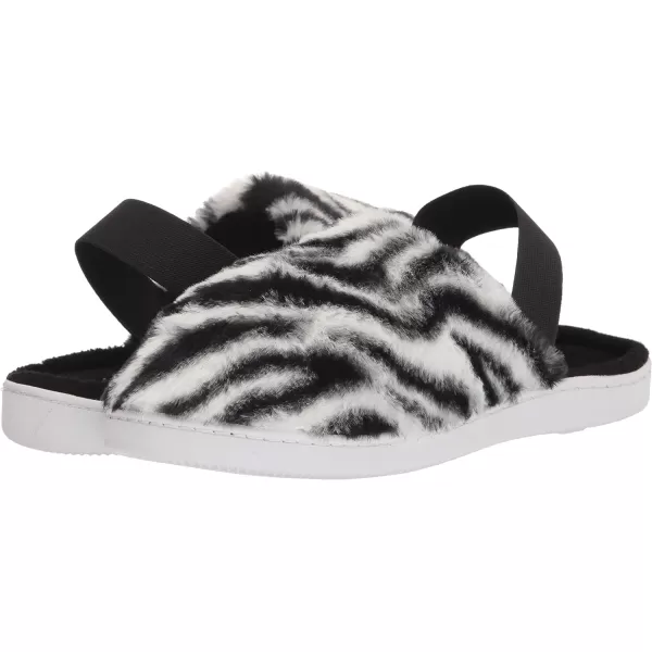 MUK LUKS Womens Adaline SlipperZebra BlackWhite