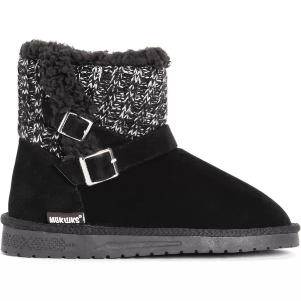 MUK LUKS Womens Alyx Fashion BootsBlack